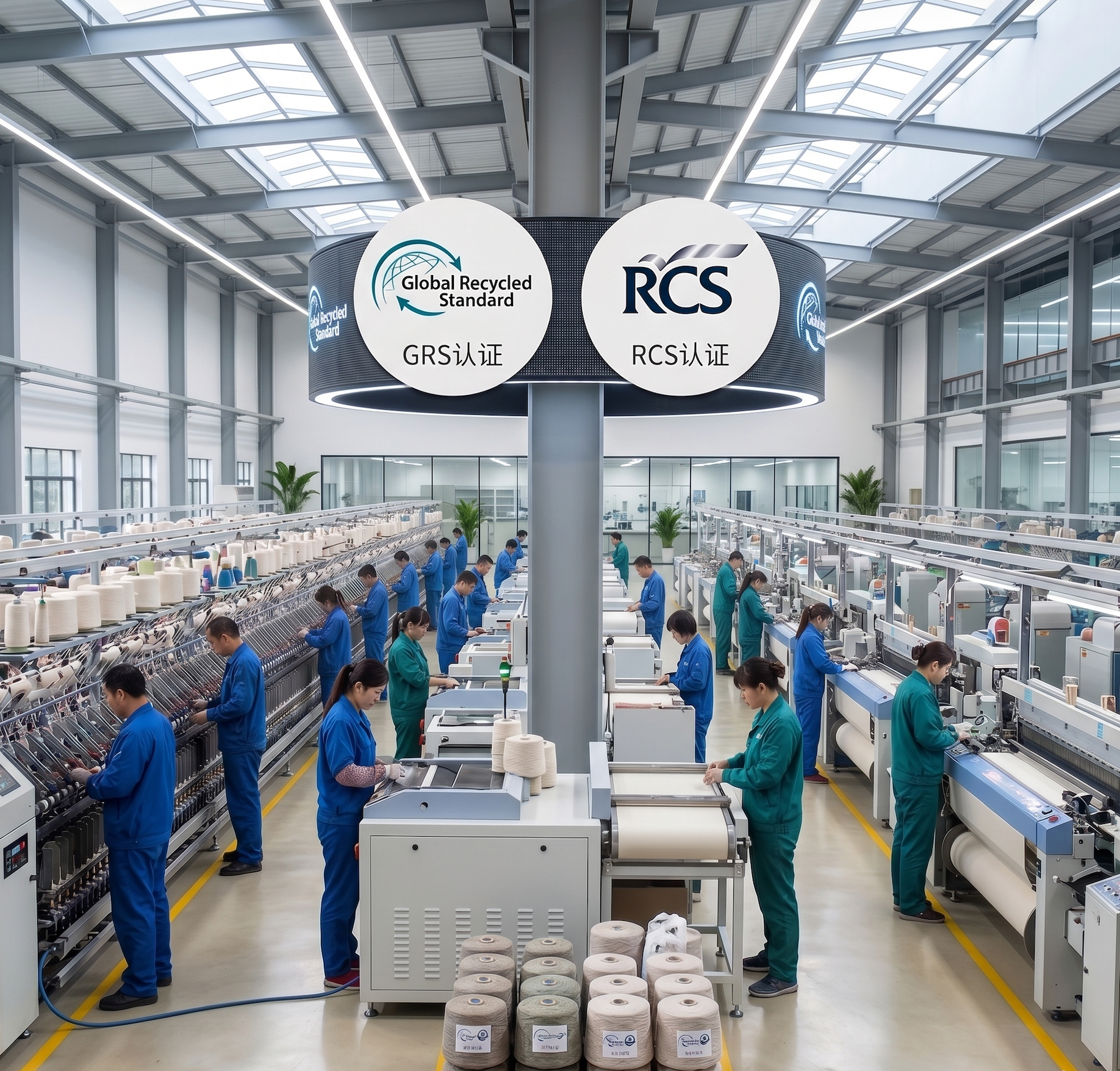 GRS RCS MMS认证辅导与再生材料供应链审核现场